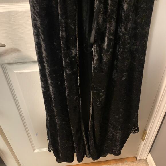 Lip Service Women's Whimsigoth Crushed Velvet Maxi Dress Size 1X Corset Witchy - Picture 9 of 16